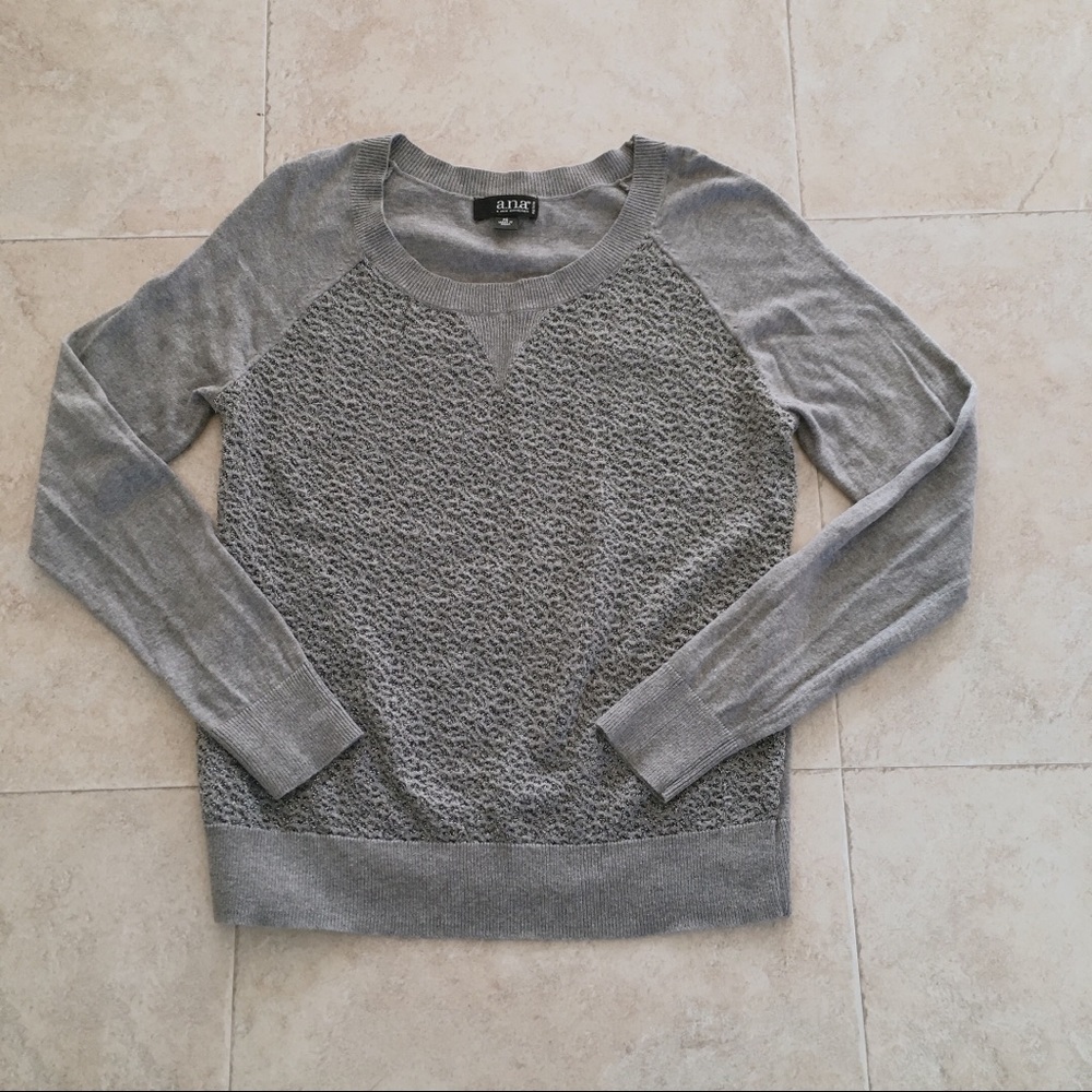 💌3 FOR $15 Ana | soft grey sweater with sparkle